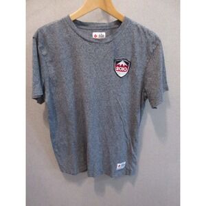 Hudson Bay Co Canada Men's 2010 Winter Olympics Gray T-Shirt Short Sleeve Medium
